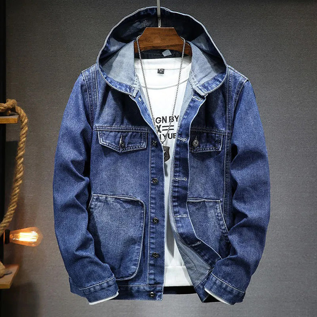 Veste à Capuche Homme Moderne en Tissu Déperlant et Résistant 5