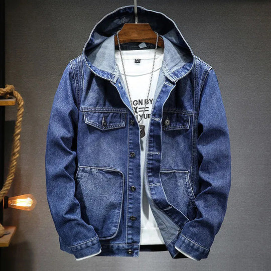 Veste à Capuche Homme Moderne en Tissu Déperlant et Résistant 5