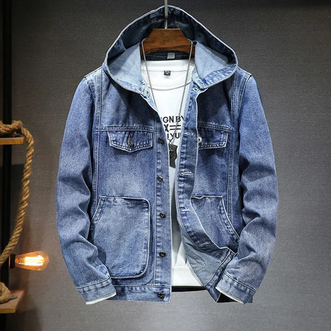 Veste à Capuche Homme Moderne en Tissu Déperlant et Résistant 6