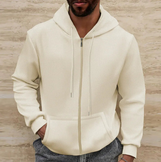 Veste à Capuche pour Hommes - Coupe Régulière - Texture Waffle 4