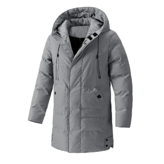 Veste à Capuche pour Hommes - Mi-Longue et Résistante à l'Eau 0