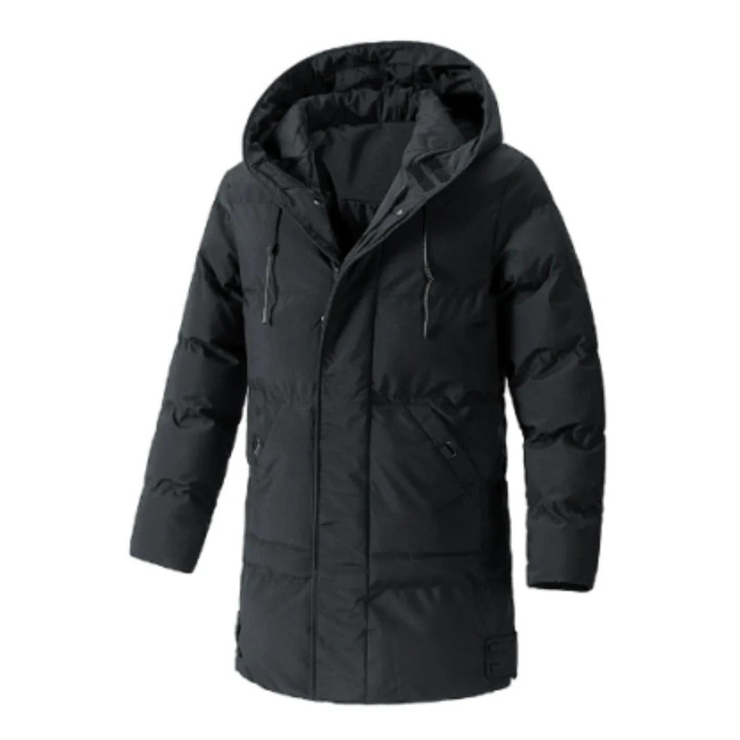 Veste à Capuche pour Hommes - Mi-Longue et Résistante à l'Eau 1
