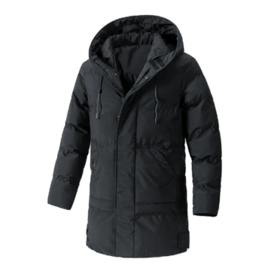 Veste à Capuche pour Hommes - Mi-Longue et Résistante à l'Eau 1