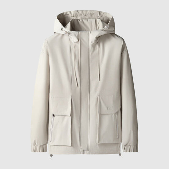 Veste à Capuche pour Hommes - Résistante à l'Eau - Zip Complet 2
