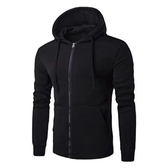 Veste à capuche Zippée pour Hommes Style Décontracté 0