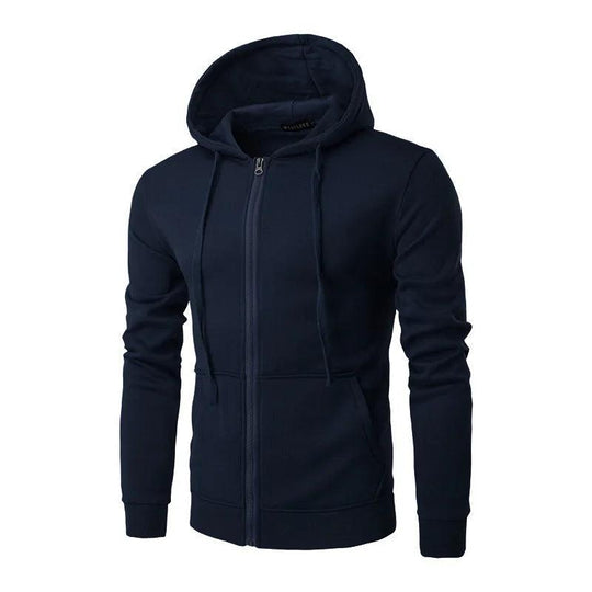 Veste à capuche Zippée pour Hommes Style Décontracté 2