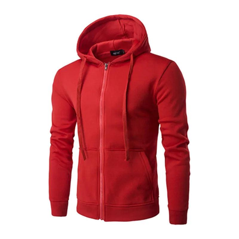 Veste à capuche Zippée pour Hommes Style Décontracté 4