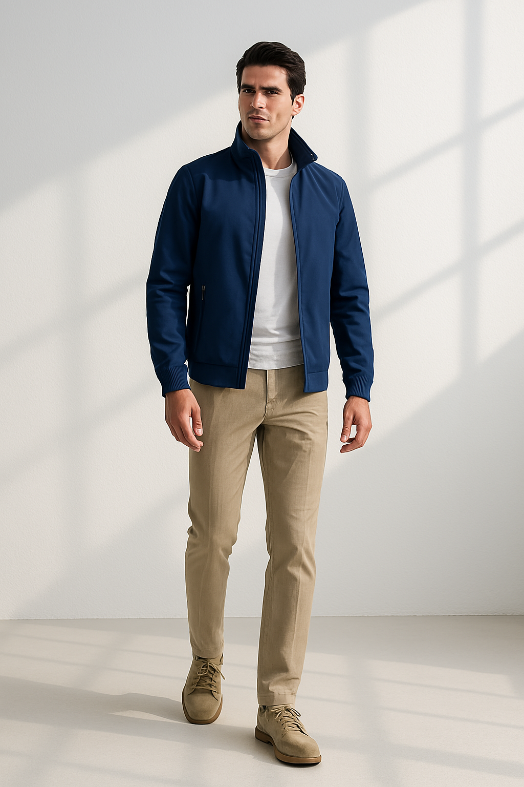 Veste d'été pour hommes coupe-vent moderne 1