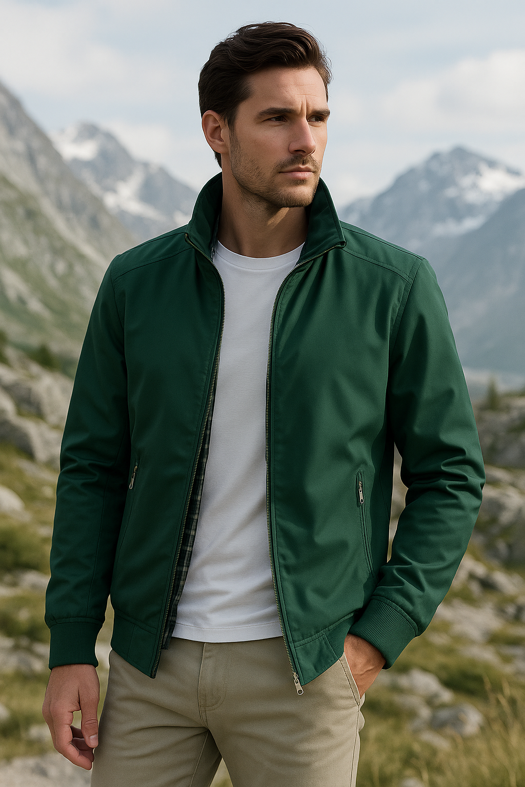 Veste d'été pour hommes coupe-vent moderne 5