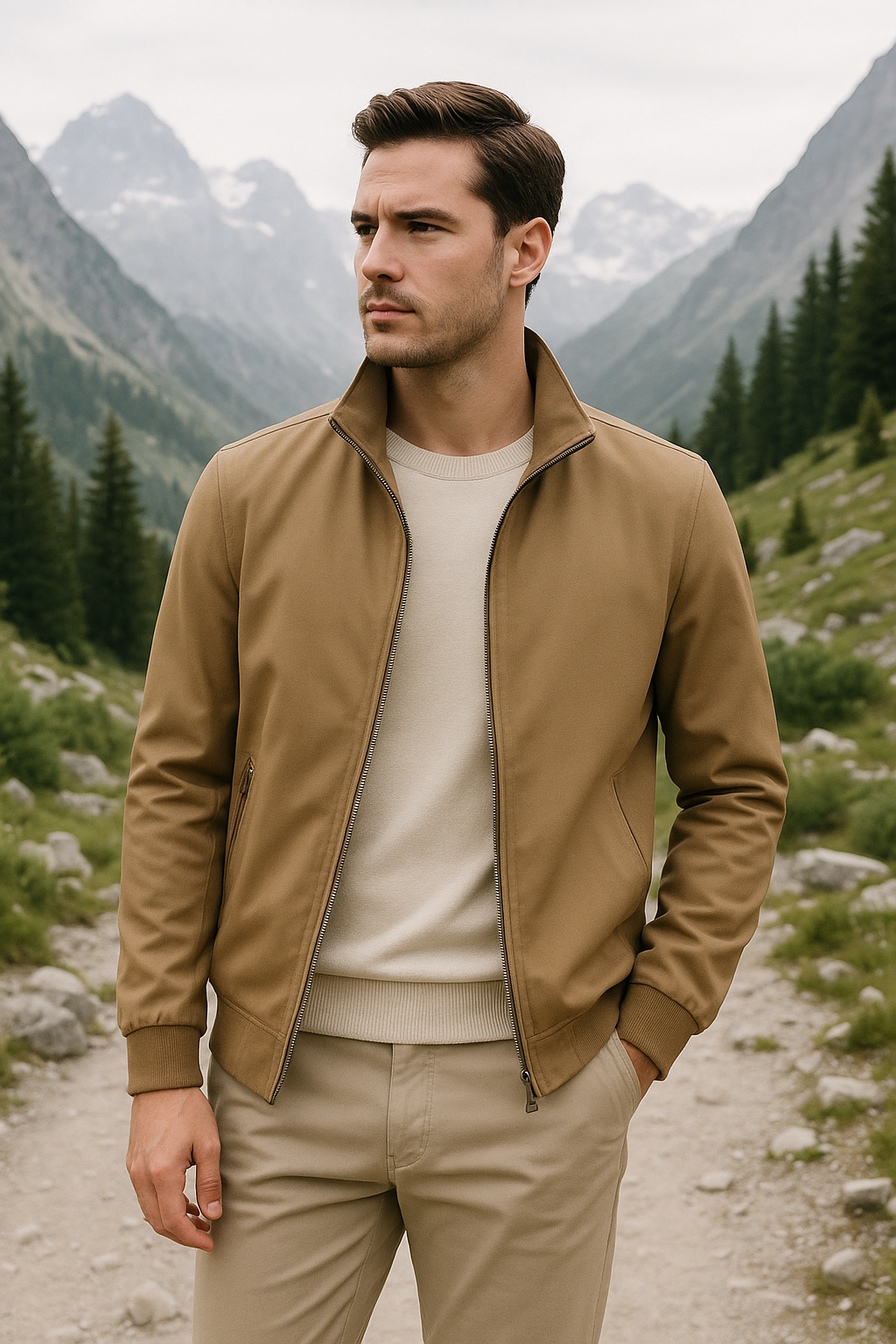 Veste d'été pour hommes coupe-vent moderne 6