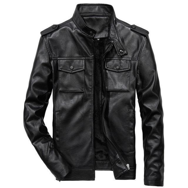 Veste d'extérieur pour hommes avec col montant et poches multiples 0