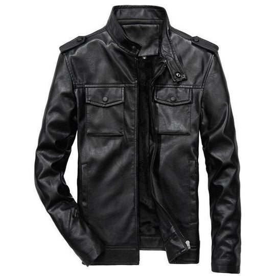 Veste d'extérieur pour hommes avec col montant et poches multiples 0