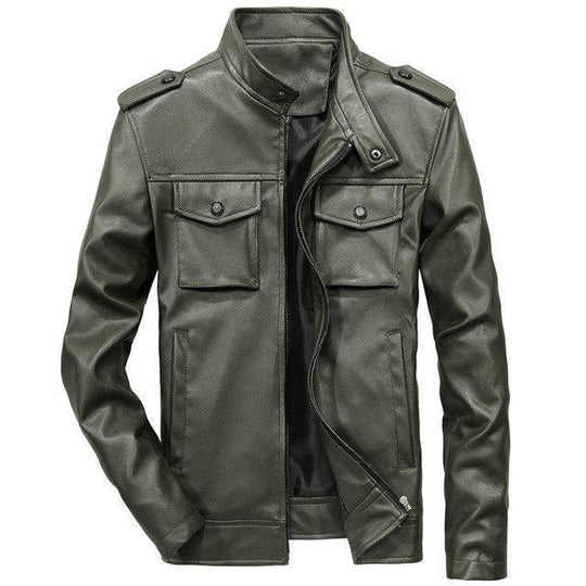 Veste d'extérieur pour hommes avec col montant et poches multiples 2