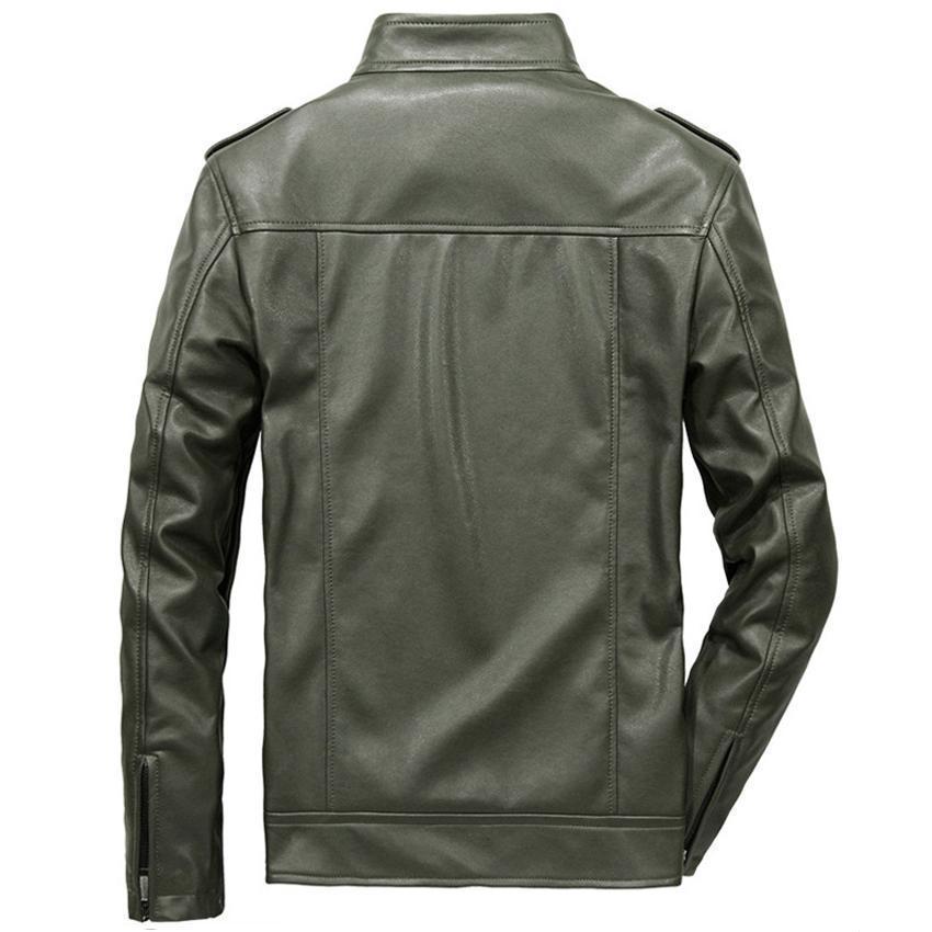 Veste d'extérieur pour hommes avec col montant et poches multiples 3