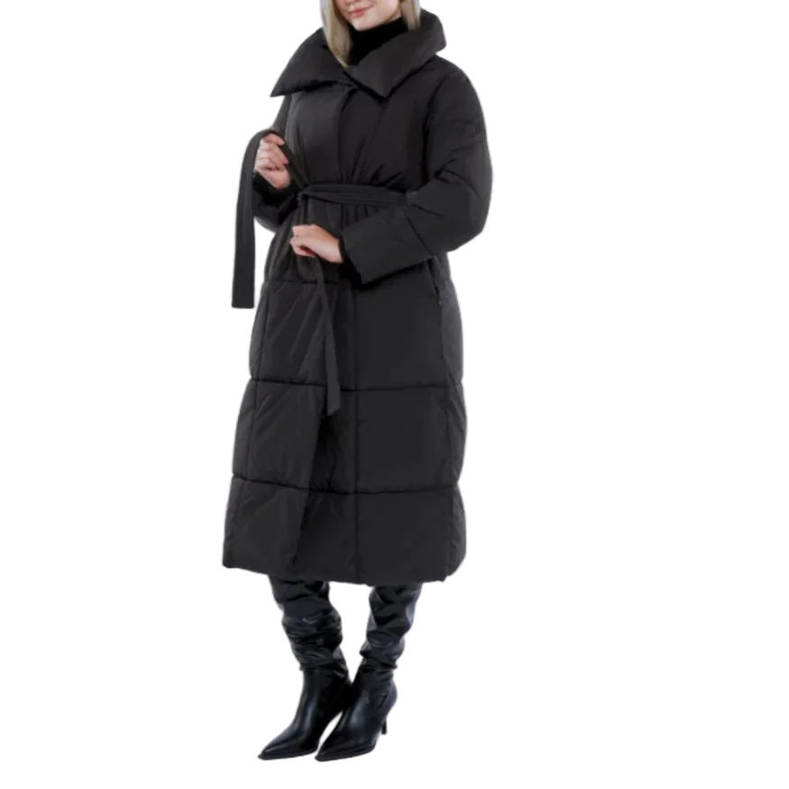 Veste d'hiver Longue Ceinturée pour Femme 0