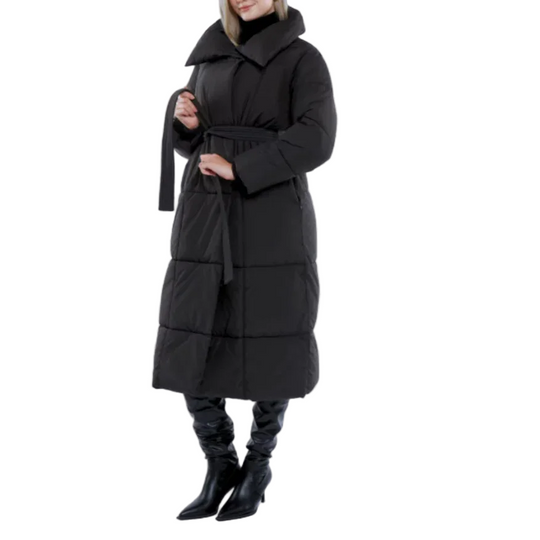 Veste d'hiver Longue Ceinturée pour Femme 0