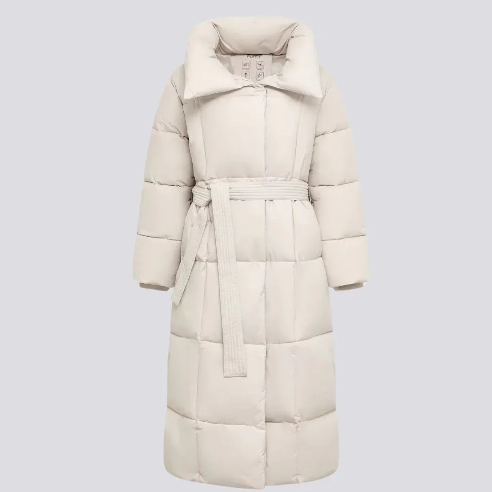 Veste d'hiver Longue Ceinturée pour Femme 4