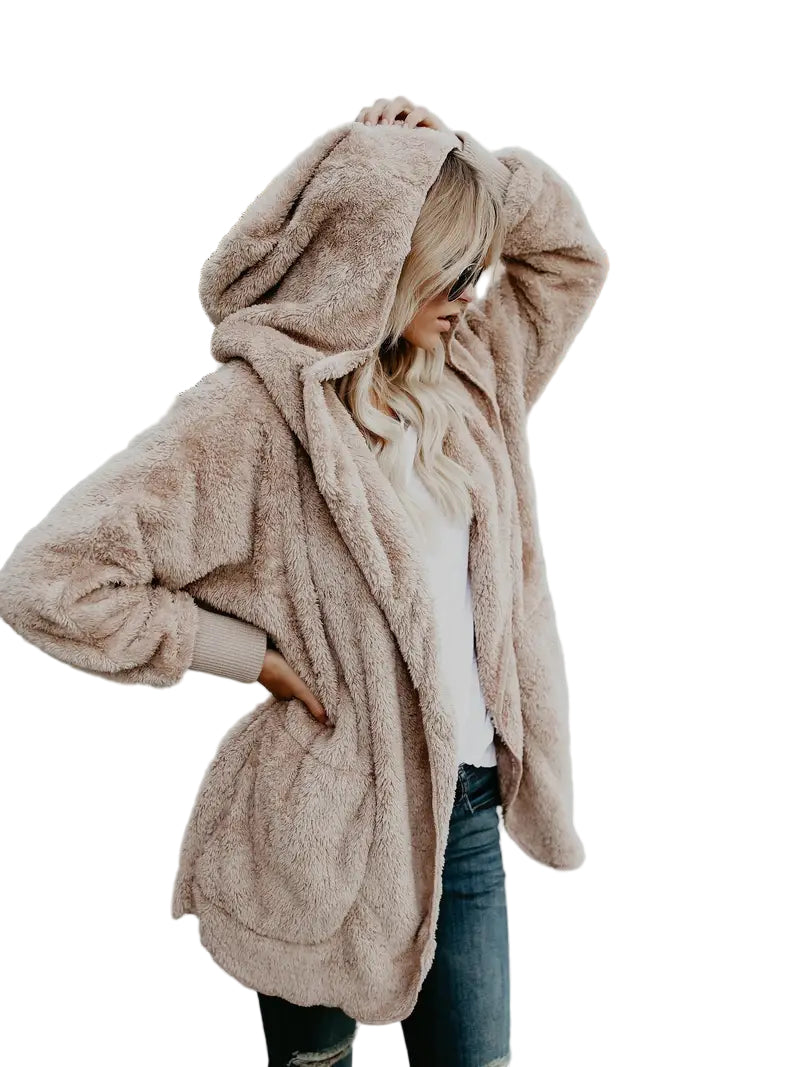 Veste d'hiver à capuche pour femme Chic 0