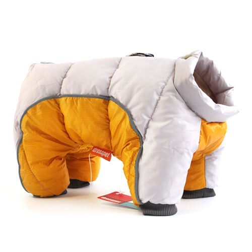 Veste d'hiver pour chien avec doublure thermique et bandes réfléchissantes 8