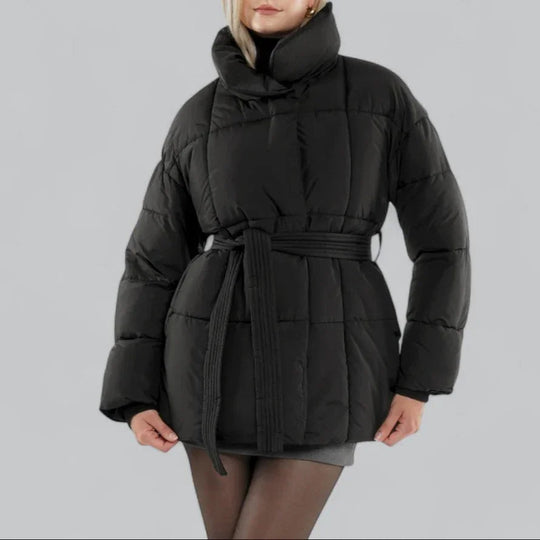 Veste d'hiver pour femme ceinturée 1