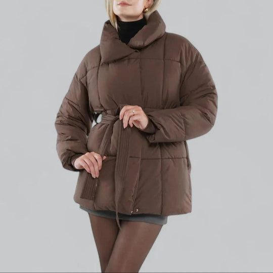 Veste d'hiver pour femme ceinturée 4