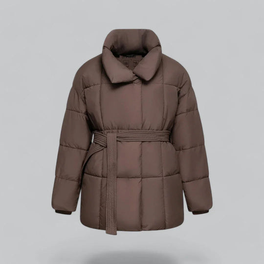 Veste d'hiver pour femme ceinturée 5