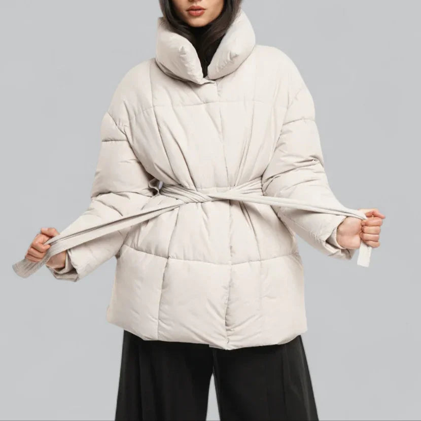 Veste d'hiver pour femme ceinturée 6