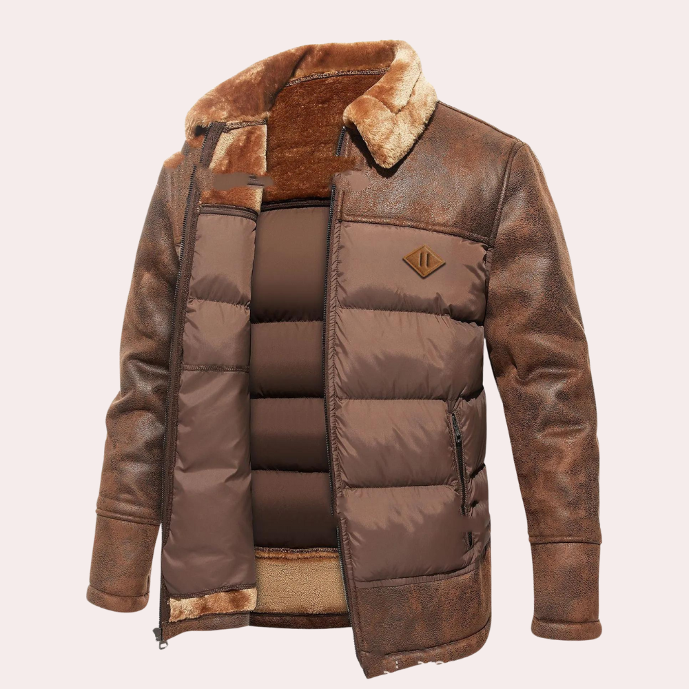 Veste d'hiver pour hommes confortable et stylée 0
