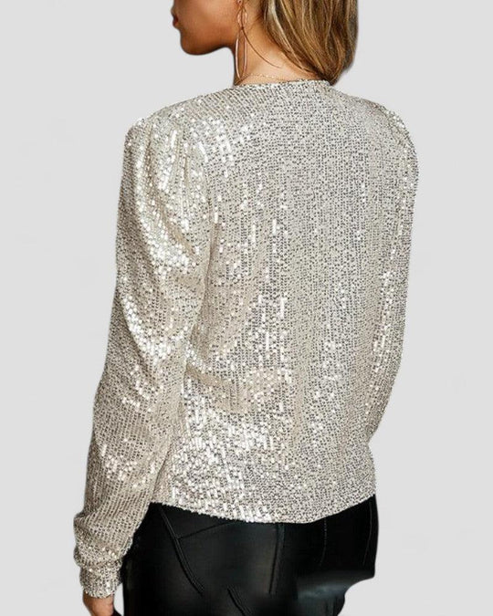 Veste de Soirée à Paillettes pour Femmes Chic 1