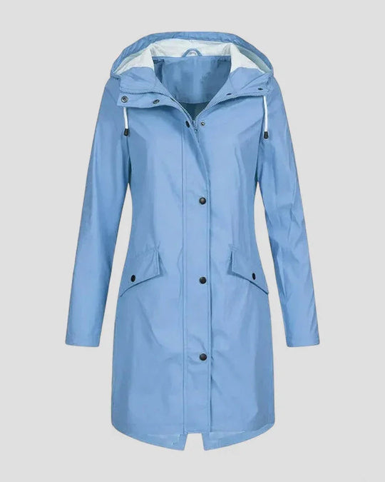 Veste de pluie à capuche pour femme moderne 1