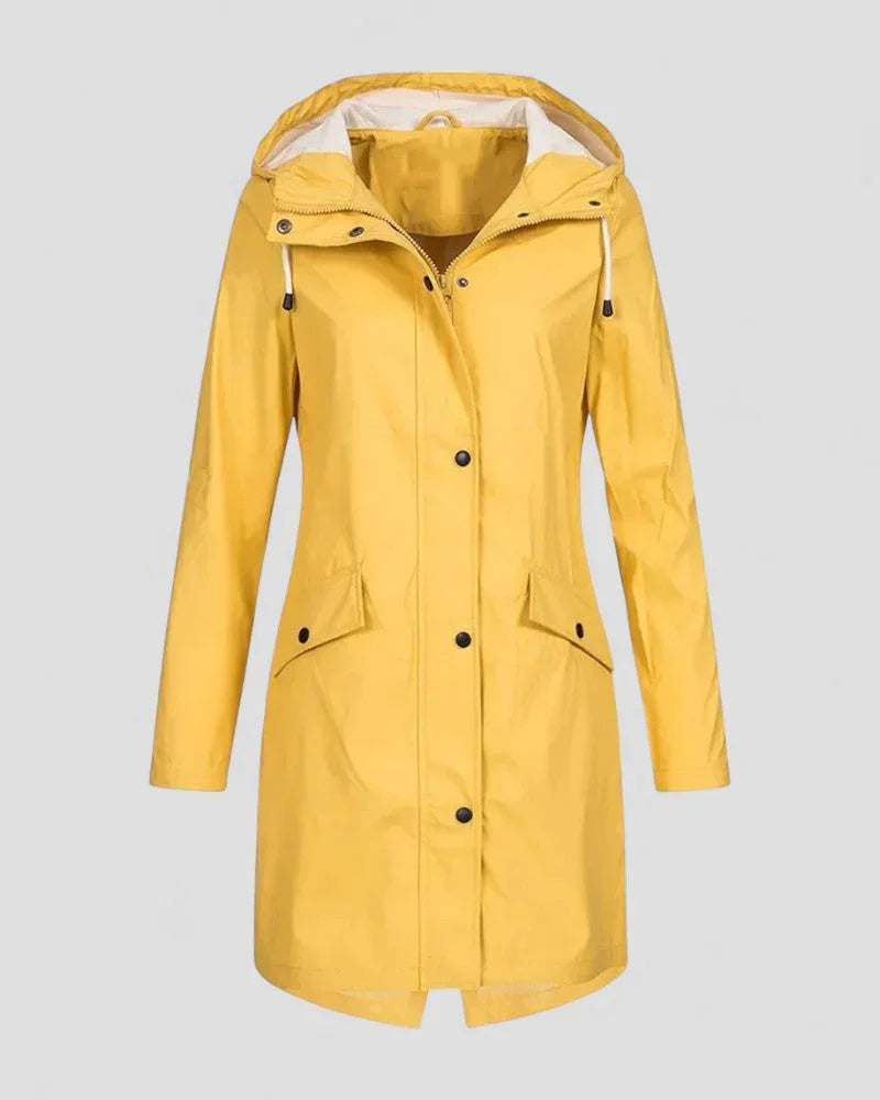 Veste de pluie à capuche pour femme moderne 3
