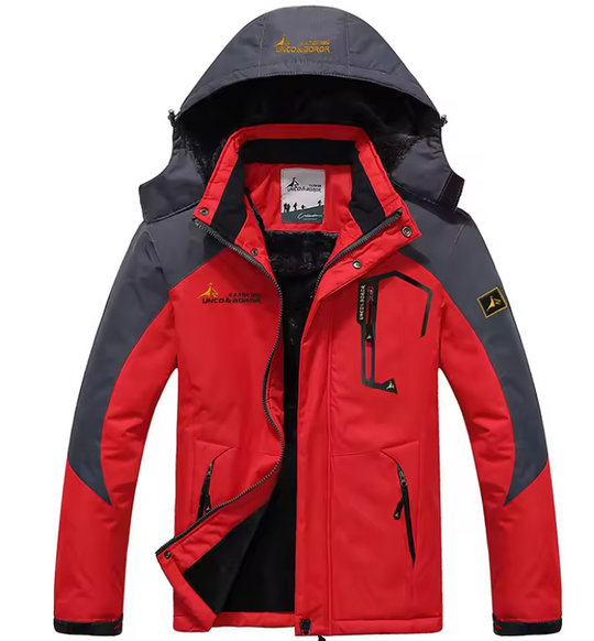 Veste de ski pour hommes avec capuche moderne 1