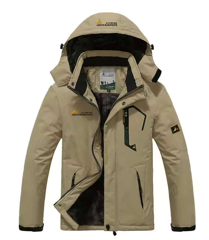 Veste de ski pour hommes avec capuche moderne 3