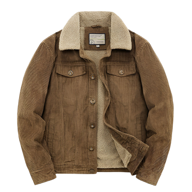 Veste en Cordeau pour Homme avec Poches Profondes 0