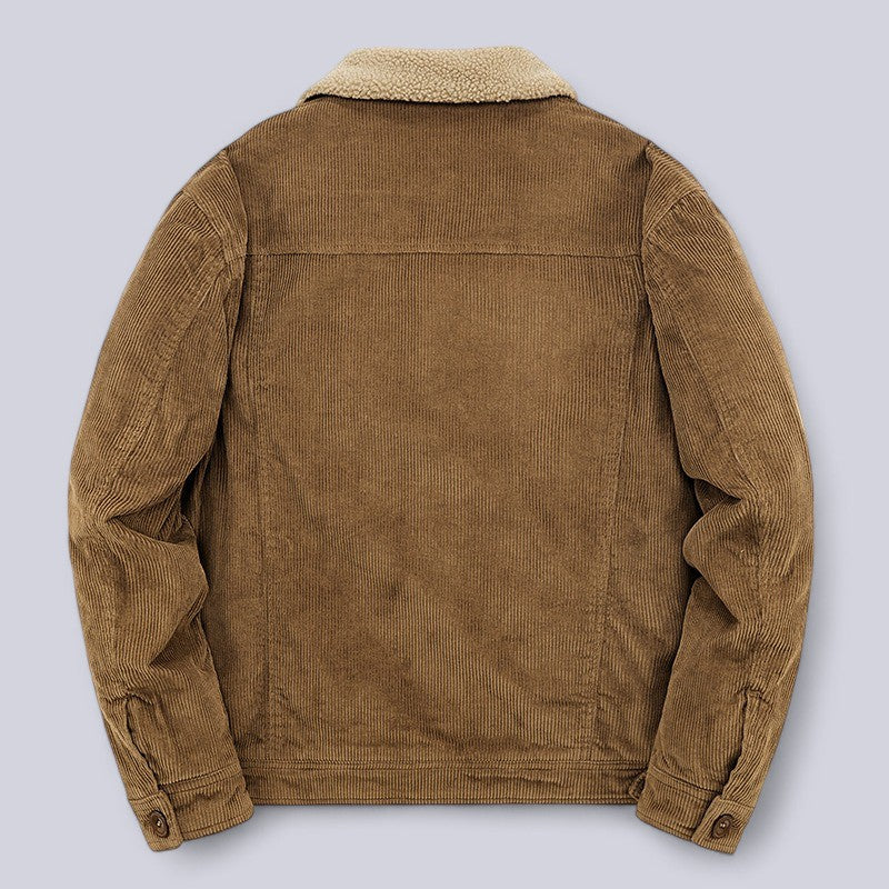 Veste en Cordeau pour Homme avec Poches Profondes 1