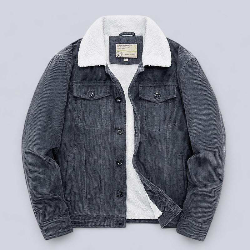 Veste en Cordeau pour Homme avec Poches Profondes 2