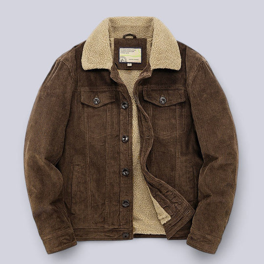 Veste en Cordeau pour Homme avec Poches Profondes 4