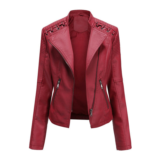 Veste en Cuir Femme Élégante 3