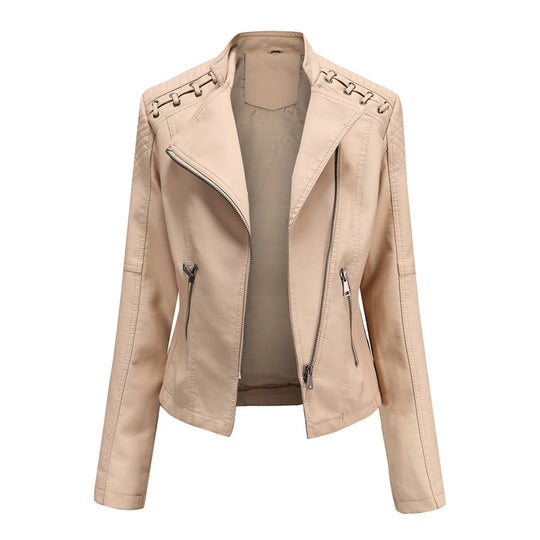 Veste en Cuir Femme Élégante 4