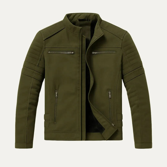 Veste en Cuir Homme Style Torino avec Doublure en Polaire pour Automne et Hiver 4