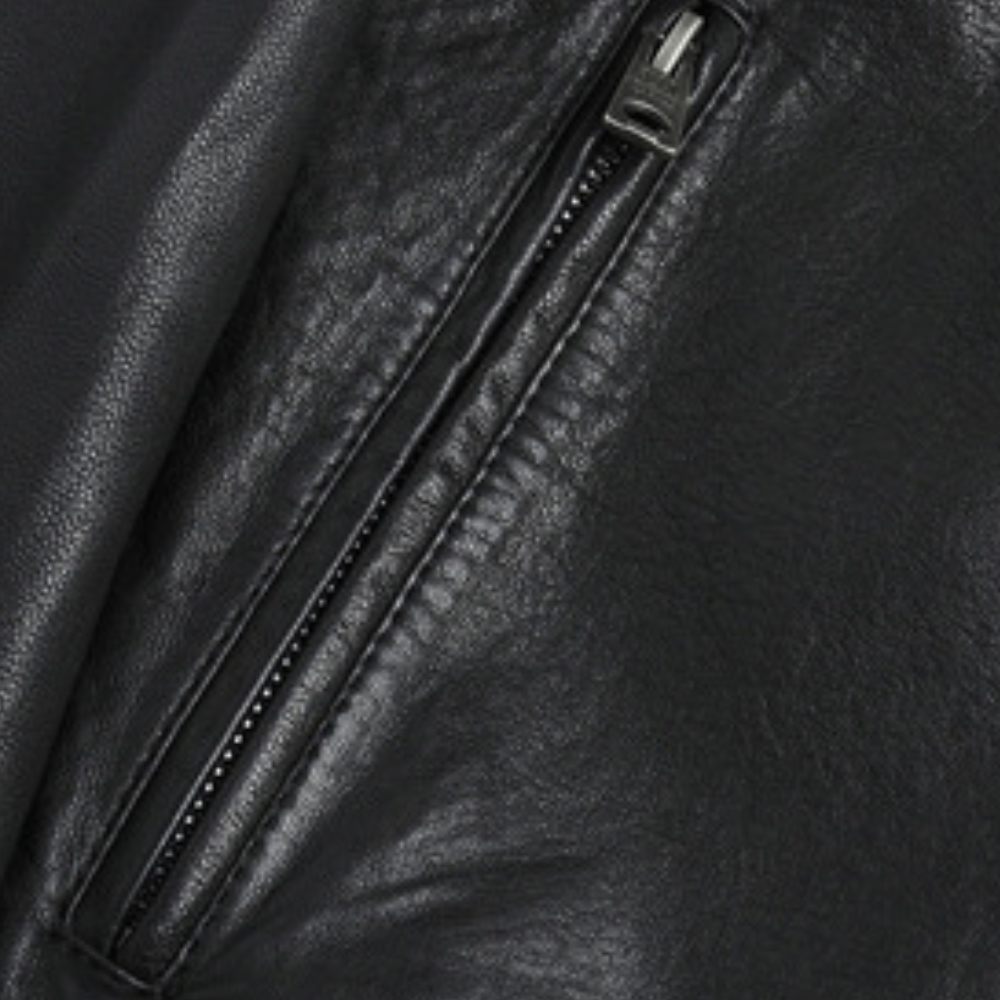 Veste en Cuir pour Homme au Design Élégant 1