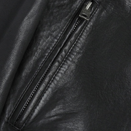 Veste en Cuir pour Homme au Design Élégant 1