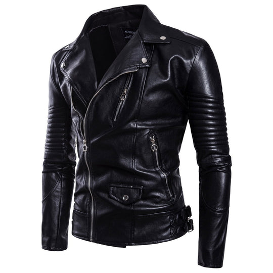 Veste en Cuir pour Hommes au Style Moderne 1