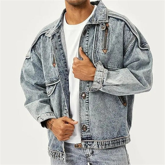 Veste en Denim Vintage pour Hommes 1