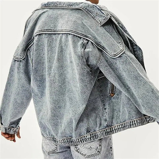 Veste en Denim Vintage pour Hommes 2