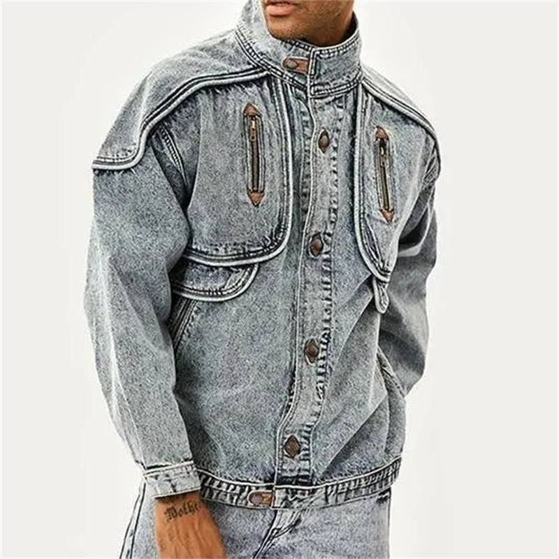 Veste en Denim Vintage pour Hommes 3