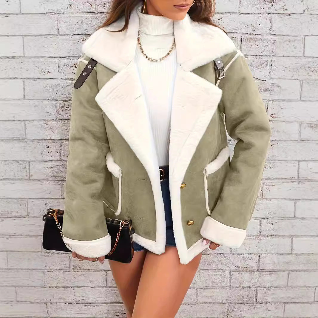 Veste en Fausse Fourrure pour Femmes - Coupe Oversized 1