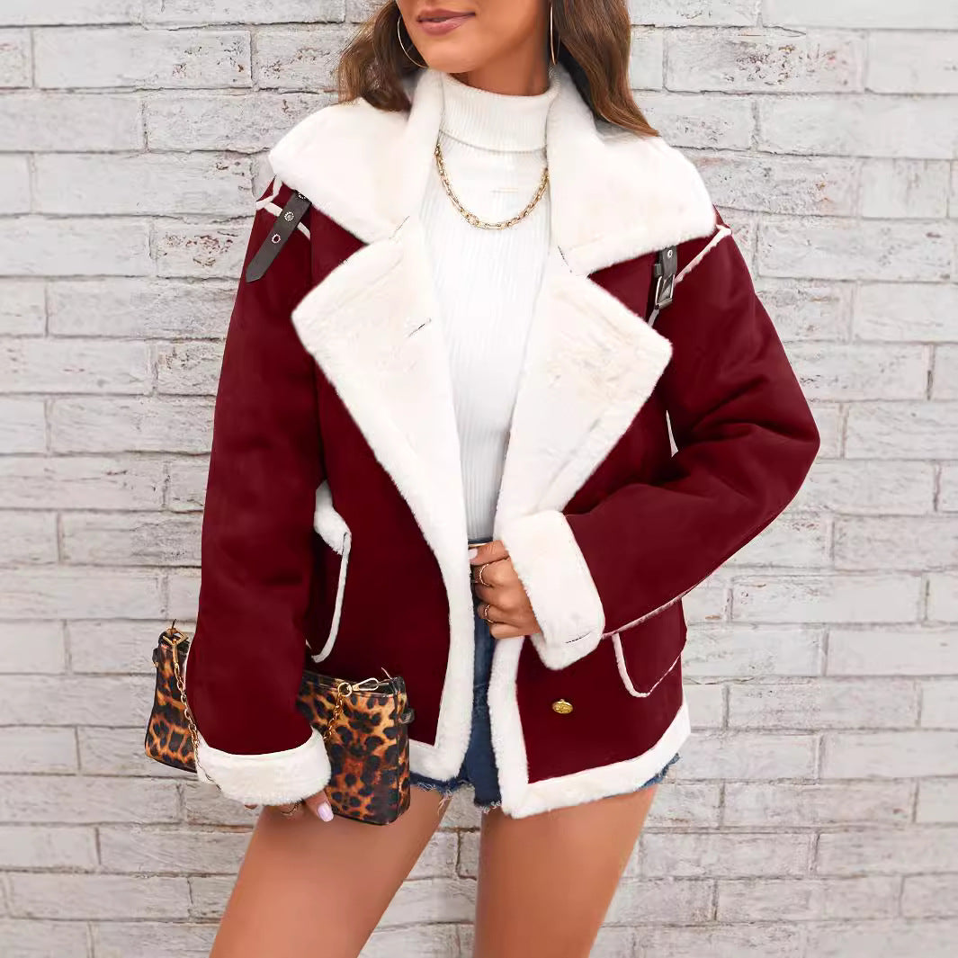 Veste en Fausse Fourrure pour Femmes - Coupe Oversized 3