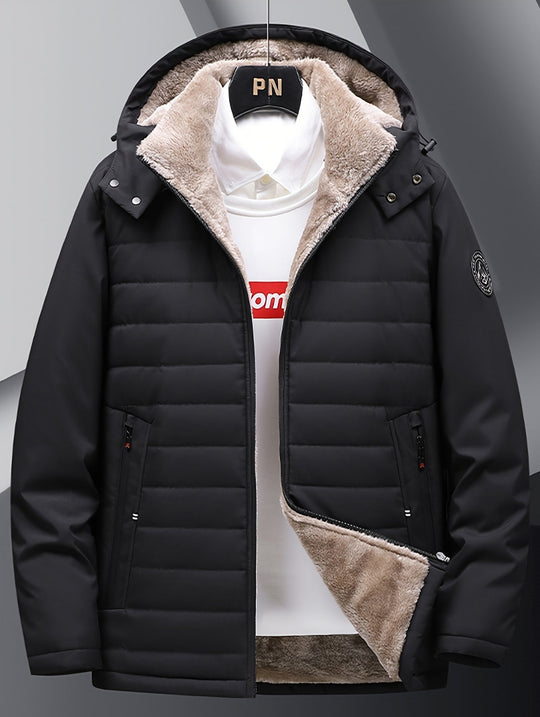 Veste en Fleece pour Hommes avec Capuche et Poches 0