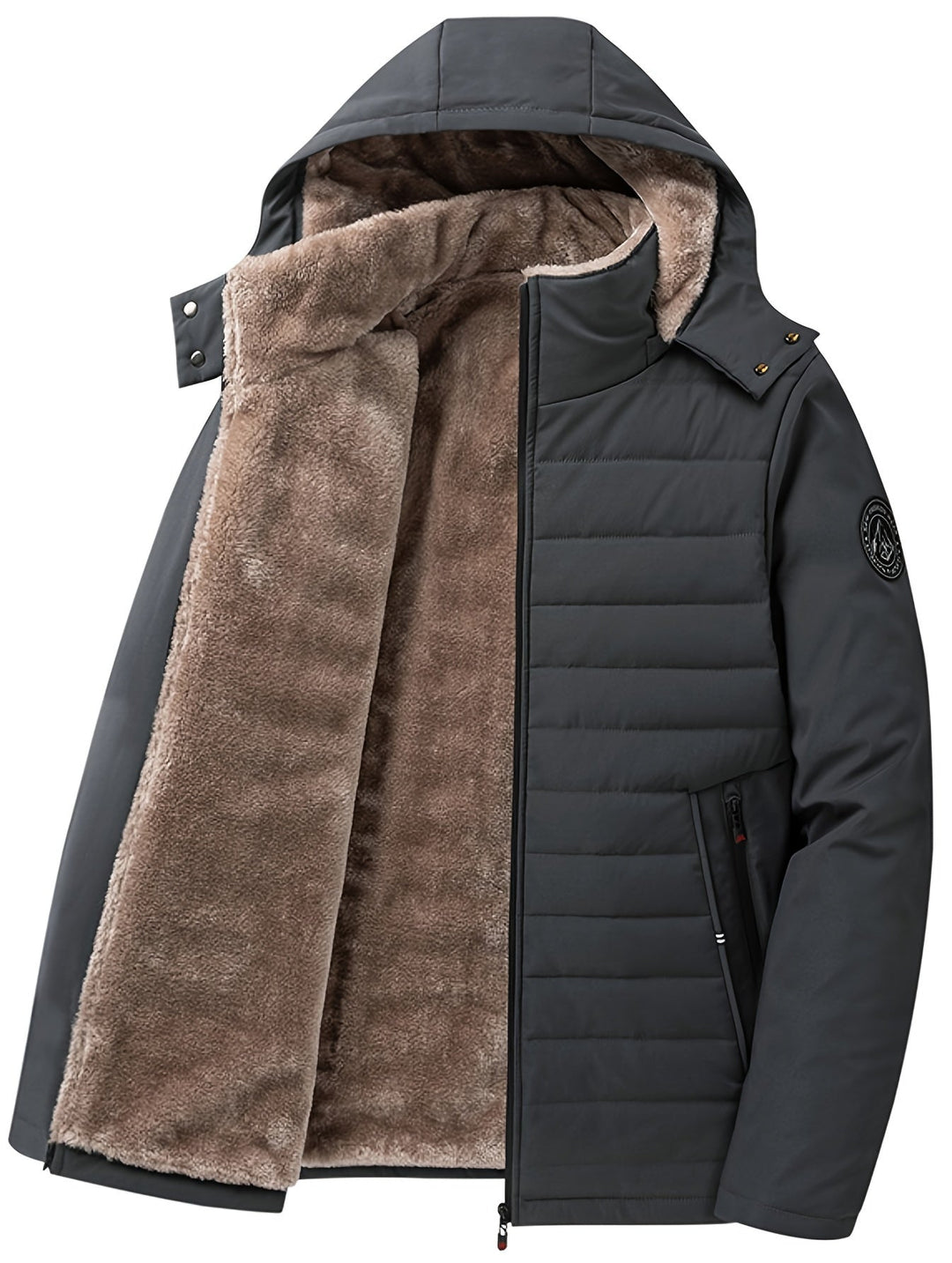 Veste en Fleece pour Hommes avec Capuche et Poches 4